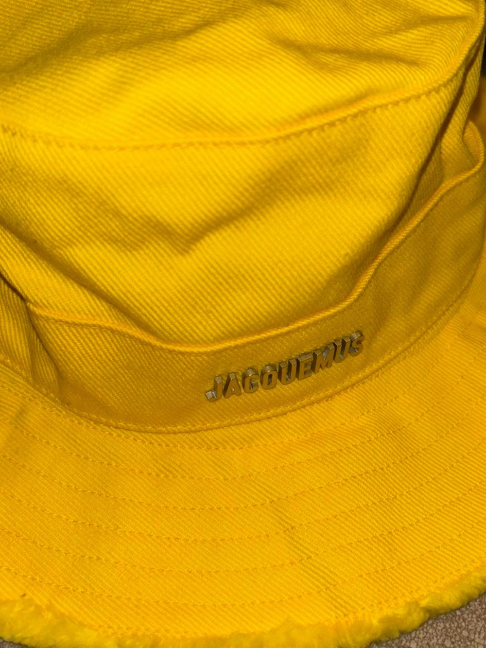 Jacquemus Yellow Bucket Hat